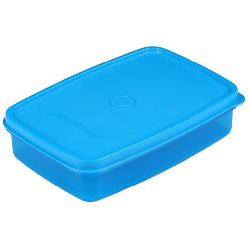 Buy Signoraware Crispy Slim Box Plastic Container - Blue, Rectangular ...
