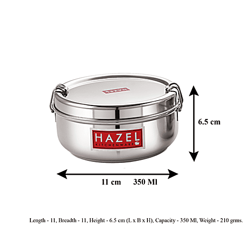 Buy HAZEL Stainless Steel Traditional Design Lunch/Tiffin Container