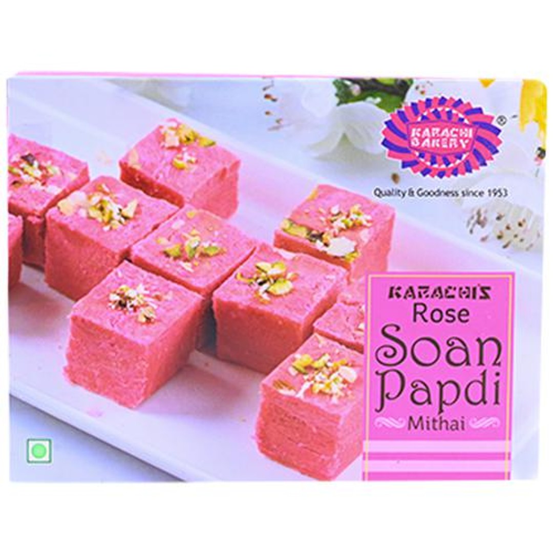 Buy Karachi Bakery Rose Soan Papdi Mithai Authentic, Rich