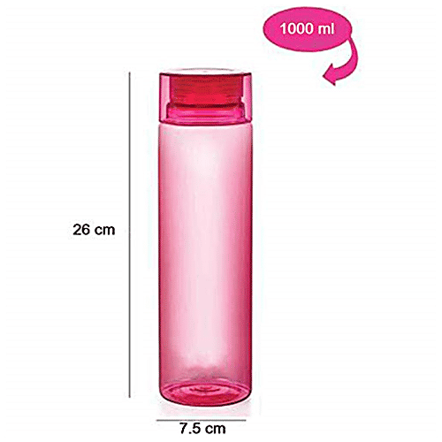 Buy LASAANI Fridge Water Bottle Plastic, Round, Unbreakable, Leak