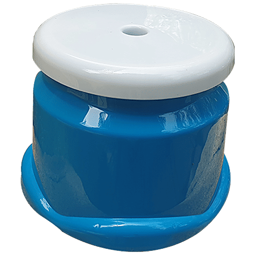 Jaycee Sit On Stool - 8.25" Height, Anti-Skid, Durable, Strong Top, Blue, 1 pc  