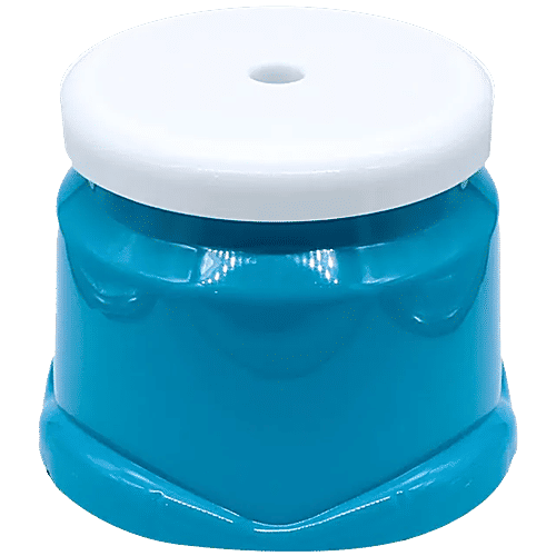 Jaycee Sit On Stool - 8.25" Height, Anti-Skid, Durable, Strong Top, Blue, 1 pc  