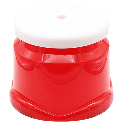 Jaycee Sit On Stool - 8.25" Height, Anti-Skid, Durable, Strong Top, Red, 1 pc  