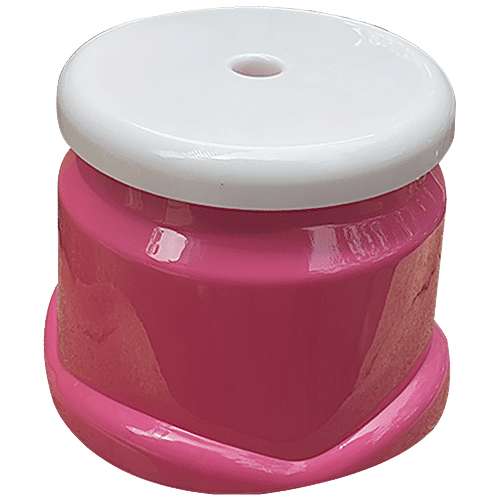 Jaycee Sit On Stool - 8.25" Height, Anti-Skid, Durable, Strong Top, Pink, 1 pc
