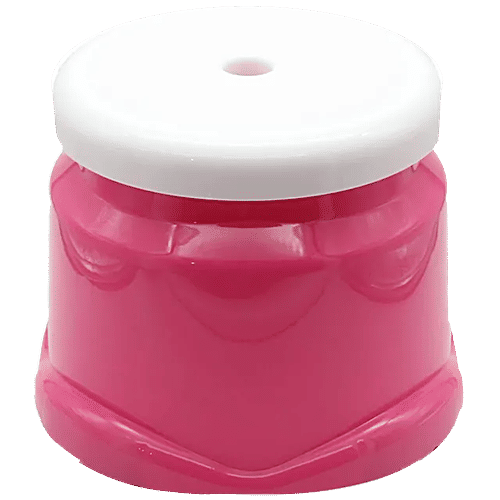 Jaycee Sit On Stool - 8.25" Height, Anti-Skid, Durable, Strong Top, Pink, 1 pc