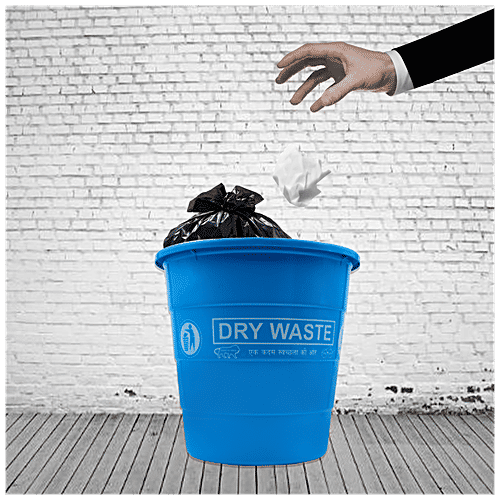 Buy Jaycee Dry Waste Dustbin Plastic, Strong & Durable, Leak Proof