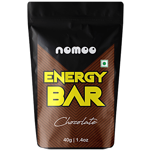 Buy NOMOO Energy Bar Chocolate, Dairy Free, Nut Based Snack Online at