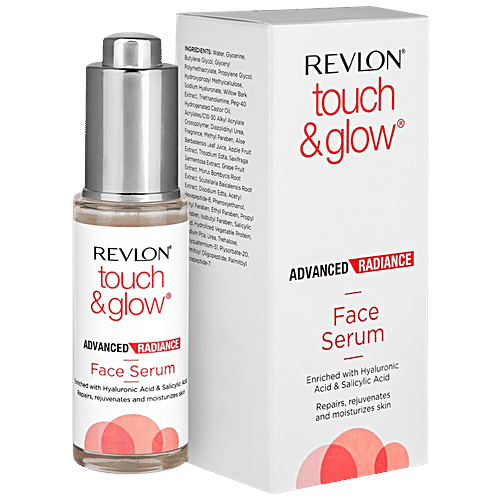 Buy Revlon Touch & Glow Advanced Radiance Face Serum, With Hyaluronic