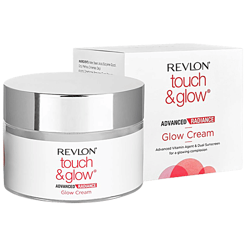 Revlon Touch & Glow - Advanced Radiance Glow Cream, With Hyaluronic Acid, Vitamin E, C & B5, 50 g  