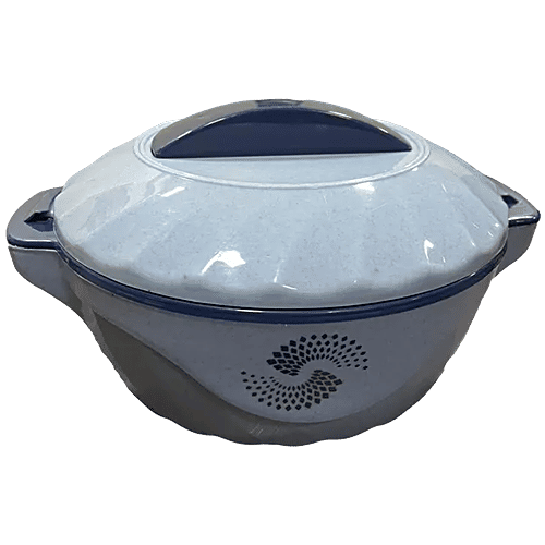 Saura Casserole - Inner Steel, Insulated, White & Blue, Ambiance, 1.5 l  