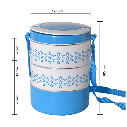 Buy Saura Twister Lunch/Tiffin Box Food Grade, Dishwasher Safe, BPA