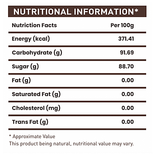 Nutriorg Organic Raw Sugar/Khand Sugar - Pure & Natural, 1 kg  
