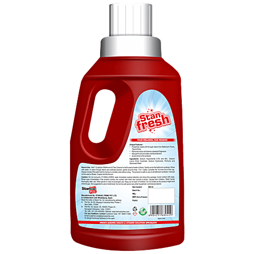 Buy STANFRESH Bathroom & Tiles Cleaner Tough On Stains, Kills 99.9