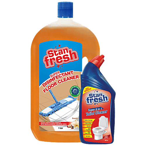 Buy STANFRESH Super Disinfectant Floor Cleaner & Super 6 In 1 Toilet