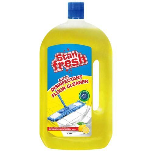 STANFRESH Super Disinfectant Floor Cleaner - Kills 99.9% Germs, Lemon, 1 L  