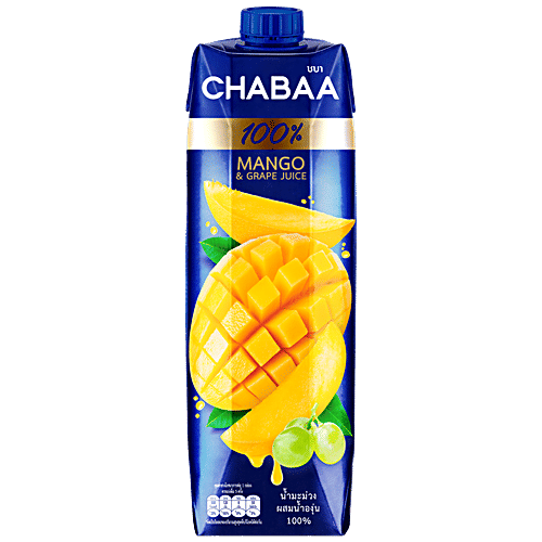 Buy Chabaa 100 Mango & Grape Juice Rich In Vitamin A & C Online at