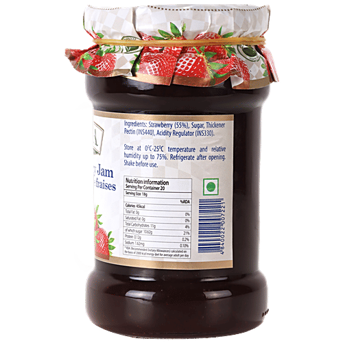 Vita  Strawberry Jam - Fat & Gluten Free, 365 g  