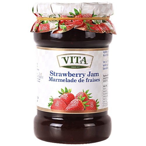 Vita  Strawberry Jam - Fat & Gluten Free, 365 g  