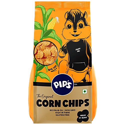 Buy PIP'S Corn Chips The Original, High In Fibre, Gluten Free, Non Gmo, No Palm Oil Online at
