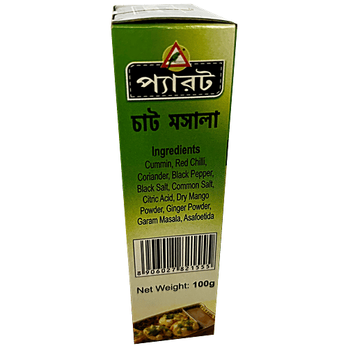 Parrot Chat Masala For Sev & Pani Puri, 100 g  