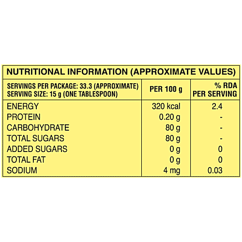 Sri Sri Tattva Honey - Natural, Natural Sweetener, For Weight Management, 500 g  