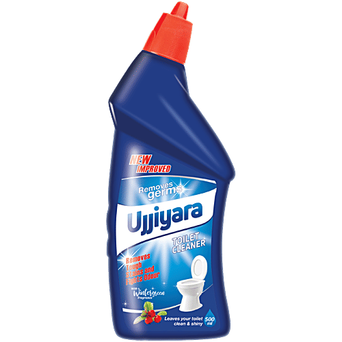 Sri Sri Tattva Ujjiyara Toilet Cleaner - Winter Green, 500 ml (Buy 1 Get 1 Free) Removes Stains & Bad Odour