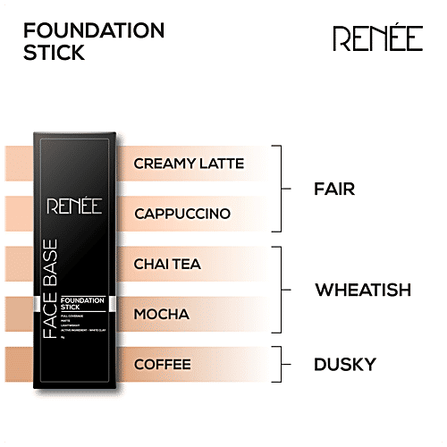 Renee Face Base Foundation Stick - Coffee, 8 g Coffee 