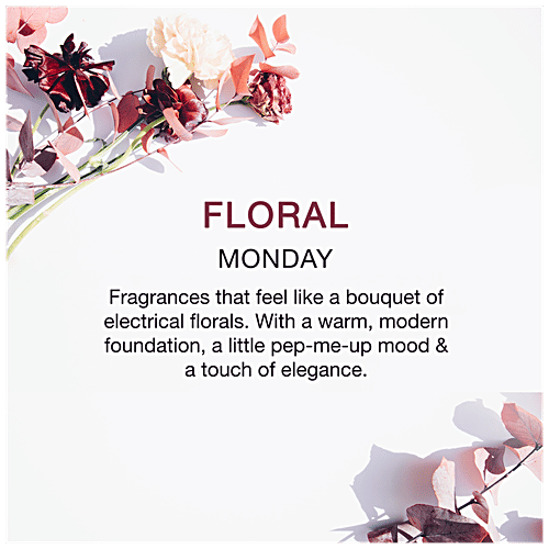 Soulflower 7 Days Eau De Parfum Luxury Gift Set - Unisex Edition, Long Lasting Fragrance, 56 ml