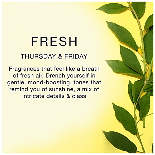 Soulflower 7 Days Eau De Parfum Luxury Gift Set - Unisex Edition, Long Lasting Fragrance, 56 ml