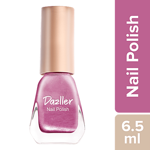Dazller Nail Polish - Pigmented, Rich Formula, 6.5 ml DV1 - Eros Pink 