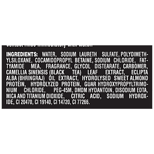 Chik Protein Solutions Thick & Glossy Shampoo - With Badam, Bhringraj Oil & Black Tea, For Shiny Hair, For Men & Women, 650 ml