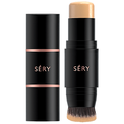 Sery Fix 'N' Click Foundation Stick - Buildable Coverage, Instant Hydrating, Lightweight, 7.5 g F2 Natural 
