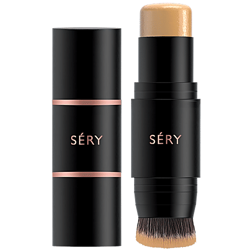 Sery Fix 'N' Click Foundation Stick - Buildable Coverage, Instant Hydrating, Lightweight, 7.5 g F3 Sand 