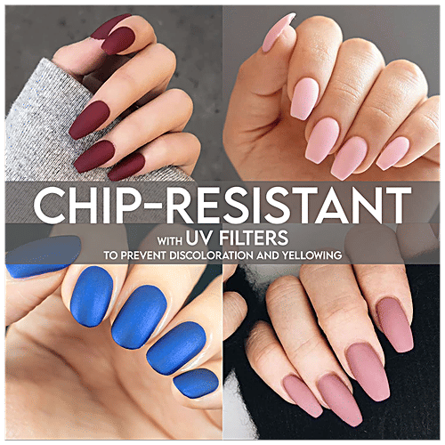 Buy SERY Color Flirt Nail Paint Matte ChipResistant, Long Lasting