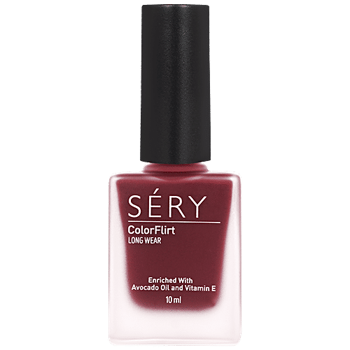 Buy SERY Color Flirt Nail Paint Matte ChipResistant, Long Lasting
