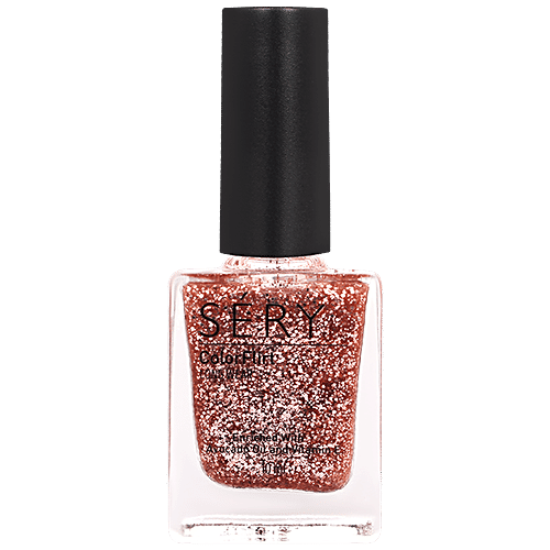 Buy SERY Color Flirt Nail Paint Glitter High Glossy Shine, Chip