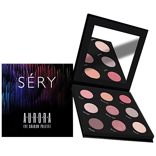 Buy SERY Aurora Eye Shadow Palette 9 In 1 Matt, HiSheen & Shimmer