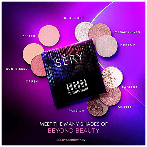 Buy SERY Aurora Eye Shadow Palette 9 In 1 Matt, HiSheen & Shimmer