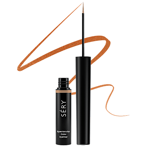 Sery Spectacular Color Eyeliner - Long-Lasting, Waterproof & Smudgeproof, 3 g Gold SEL-01 