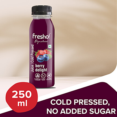 fresho! Signature Berry Delight Juice - Cold Pressed, 250 ml