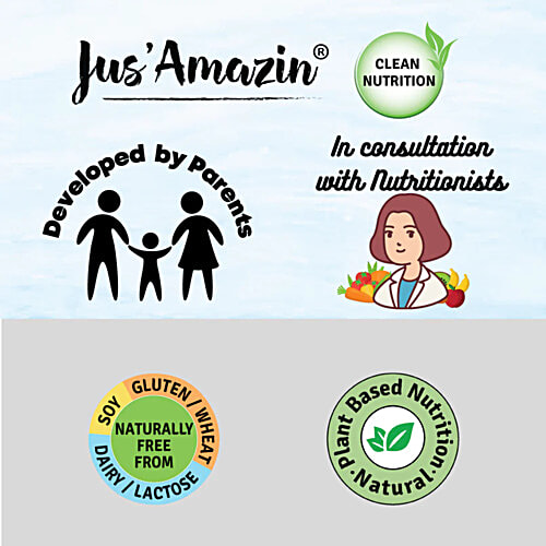 Jus Amazin Gluten Free Atta For Rotis, Pooris & Baking - Multigrain, Millets, Quinoa & Amaranth, Natural, 1 kg  Certified Gluten Free
 Multigrain Goodness
 Soft Rotis Even After 6 Hours