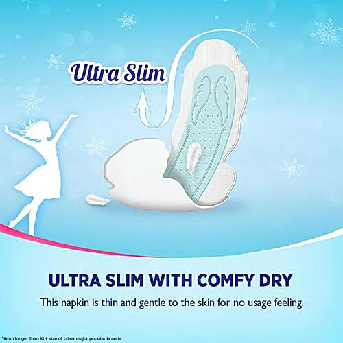 Buy Sofy Cool Freshness Sanitary Pads Menthol Fresh, Ultra Slim