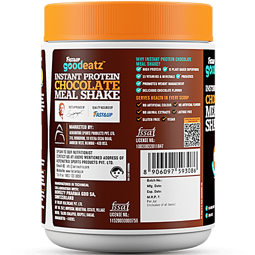 Buy Fast&Up GoodEatz Meal Shake Tasty Meal Replacement, 19g Instant
