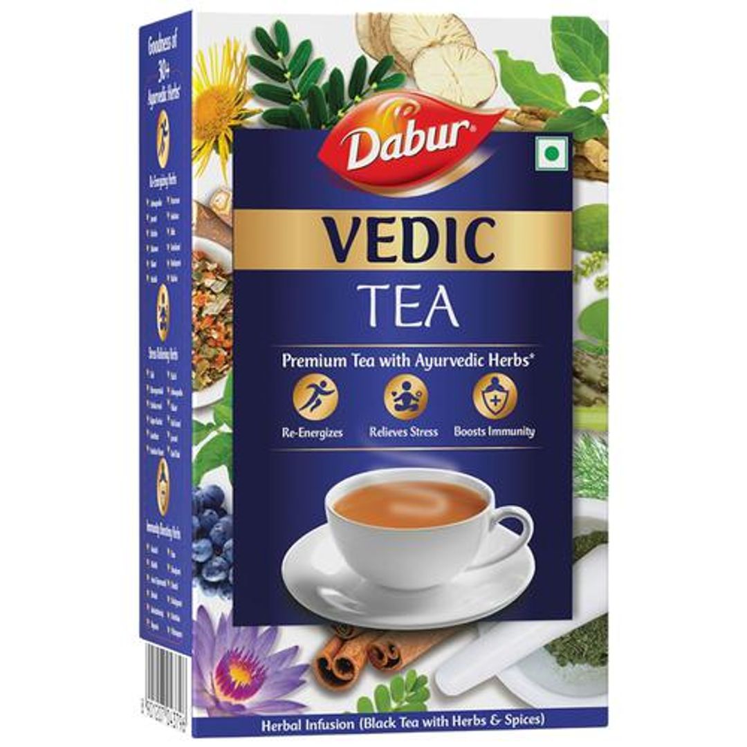 Dabur Vedic Tea - Handpicked From Assam, Nilgiri & Darjeeling, 500 g 