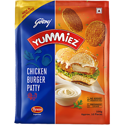 Buy Godrej Yummiez Yummiez Chicken Burger Patty Online at Best Price of