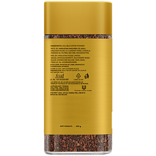 BRU Gold Instant Coffee Powder, 100 g  