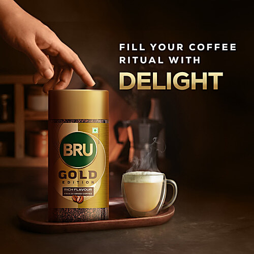 BRU Gold Instant Coffee Powder, 100 g  