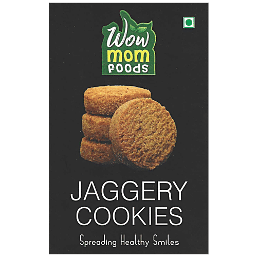 Buy WOW MOM FOODS Jaggery Cookies Goodness Of Millet, Rich, Crispy