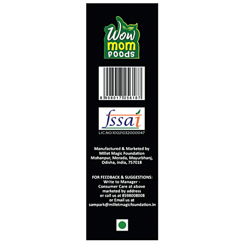 WOW MOM FOODS Millet Choco Chips Cookies - Rich, Crispy, No Added Preservatives, 150 g