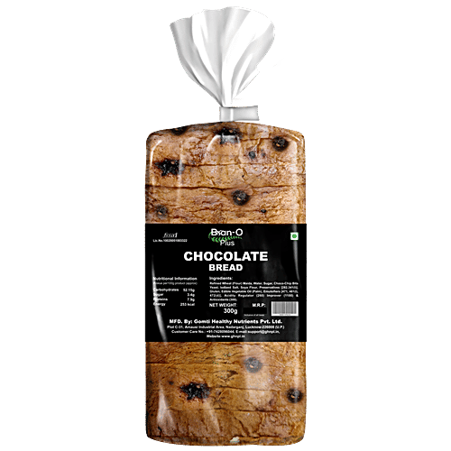 Bran-O Chocolate Bread - Baked Fresh, Snack Option, 300 g  